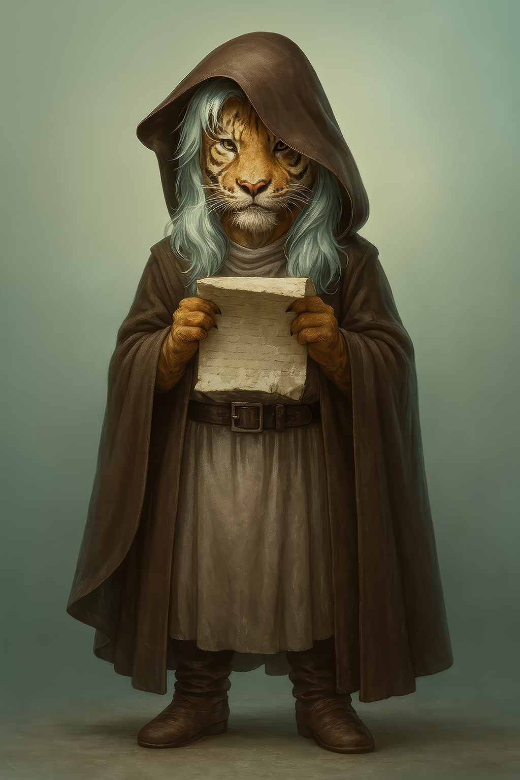 Tiger artwork by Hongyu Zhou