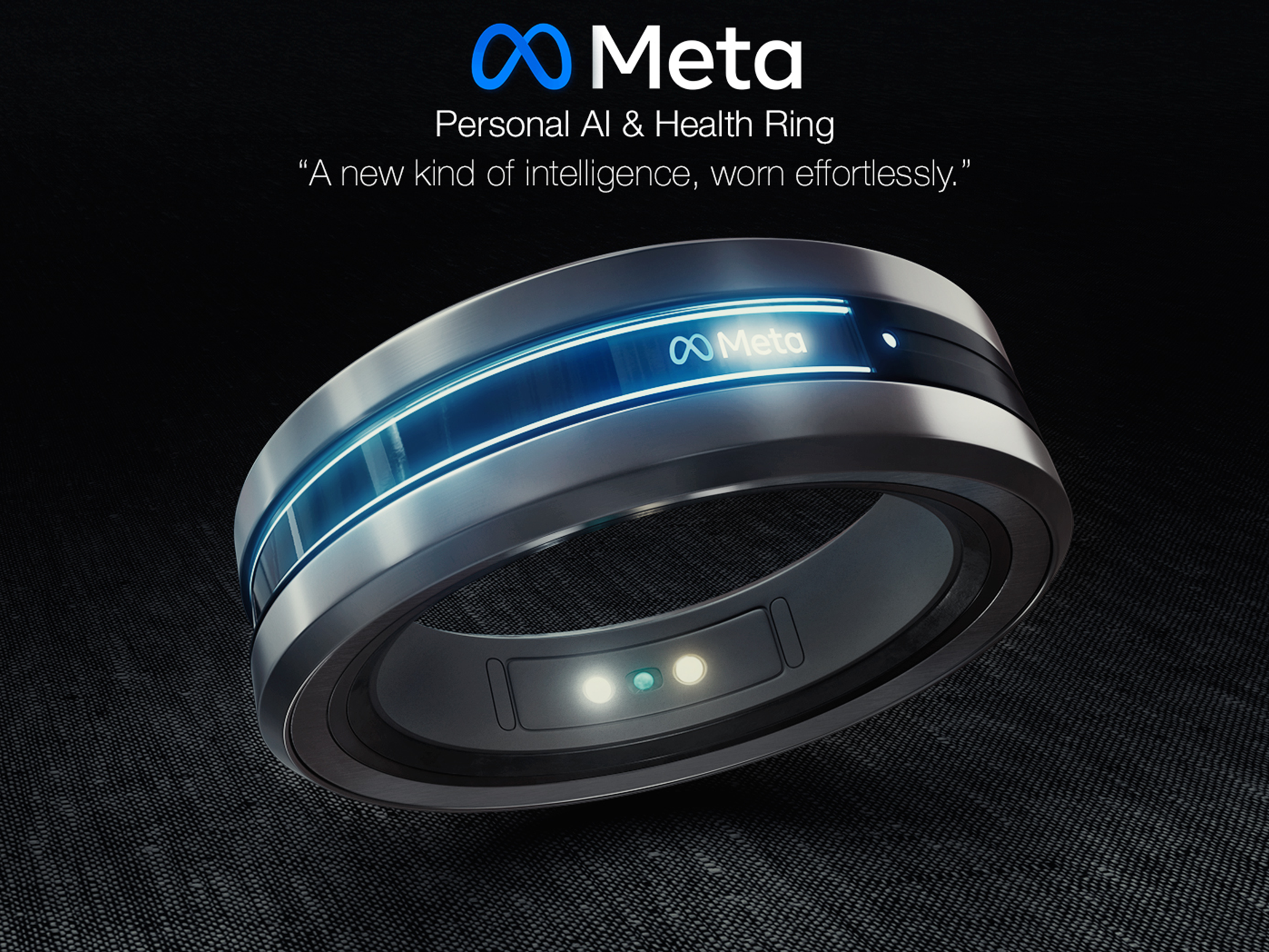 Meta Personal AI and Health Ring product visualization
