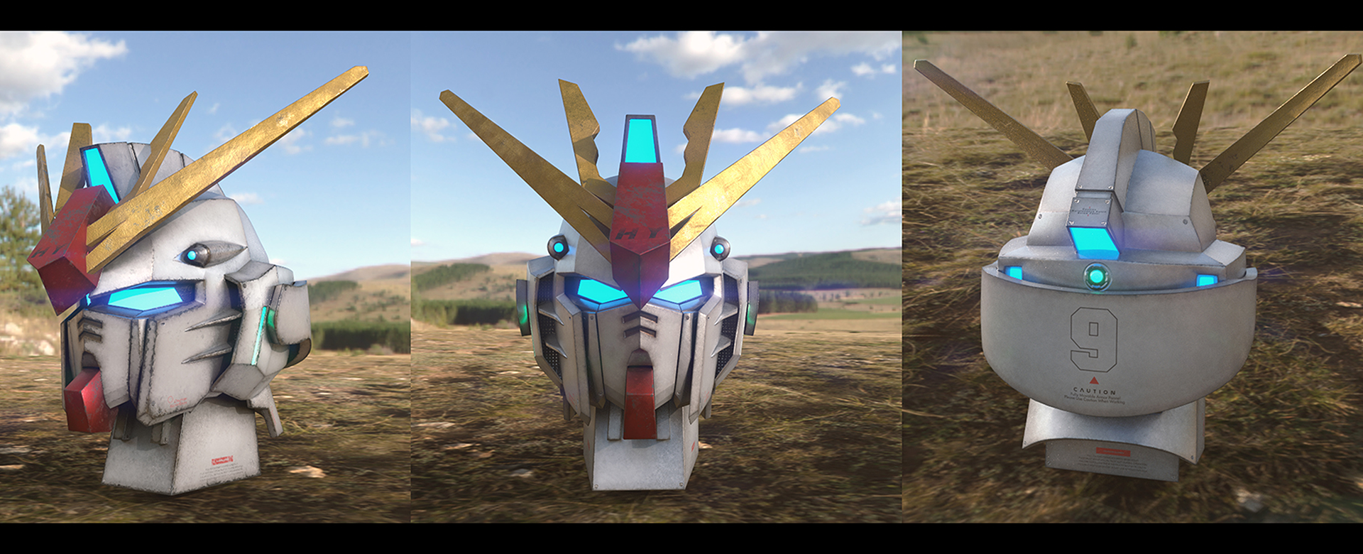 RX-93 ν Gundam logo — nu symbol, GUNDAM logotype, and RX-93 title treatment